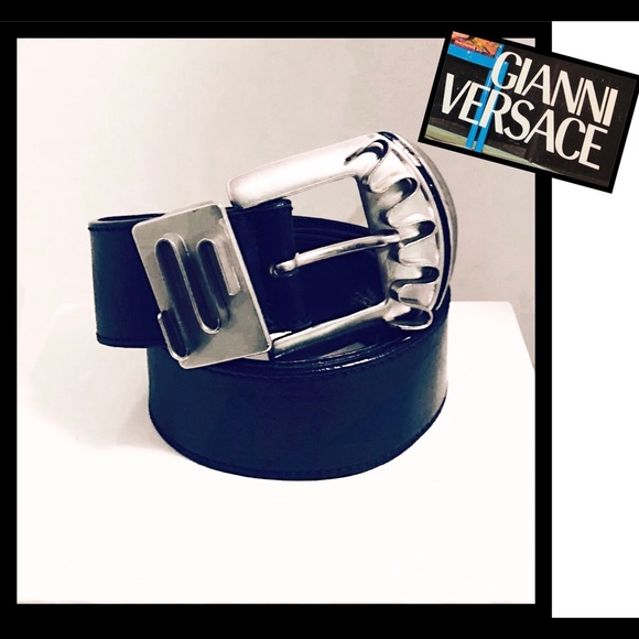 Gianni Versace’s Vintage black&silver leat… main image 6